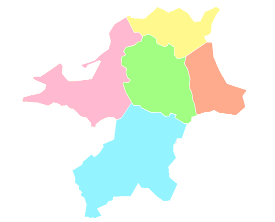 福岡県地図